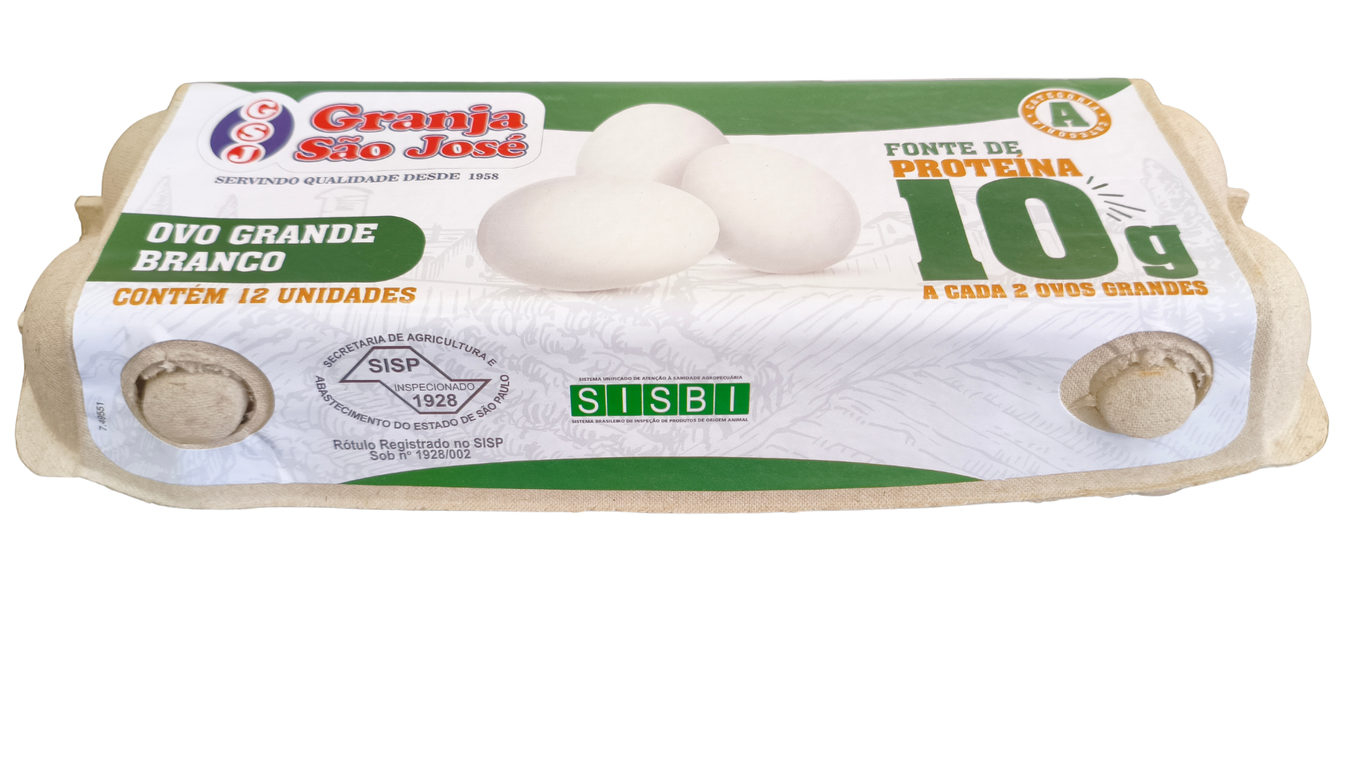 Ovo Grande Branco Granja São José